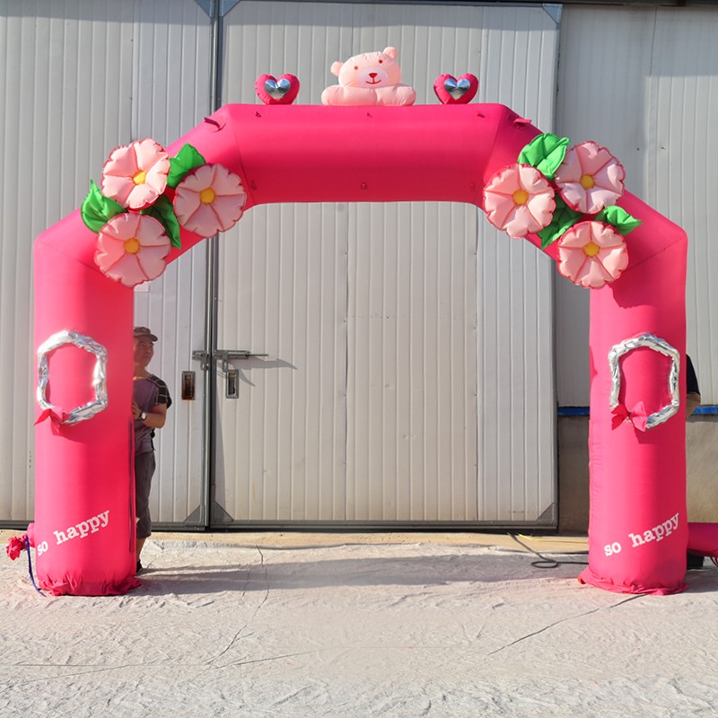 防城港粉色婚礼拱门